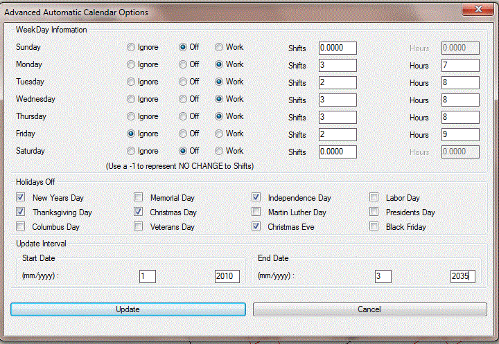 Advanced Calendar Features