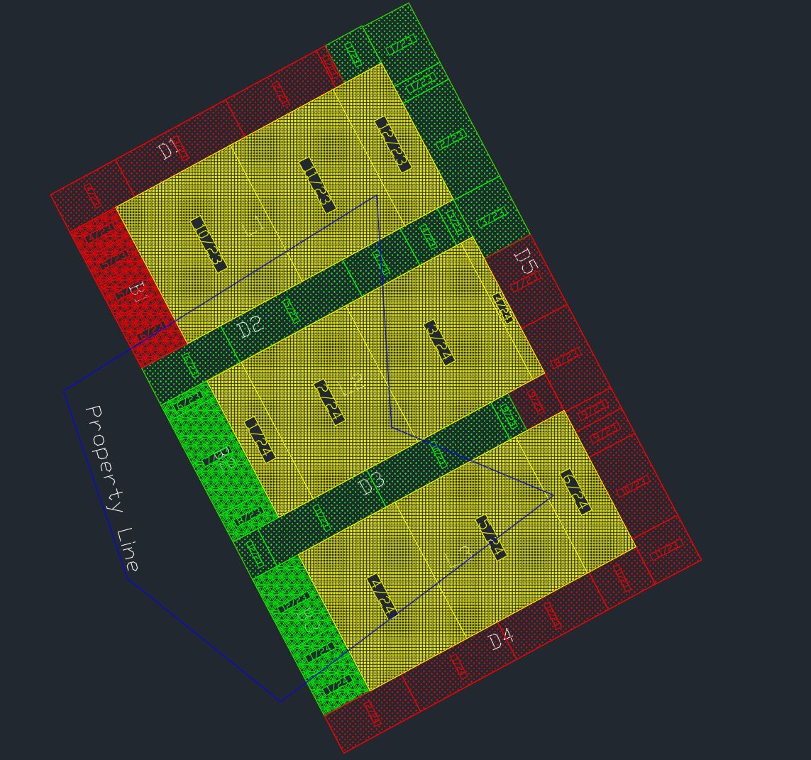 Timing Map Hatch Patterns